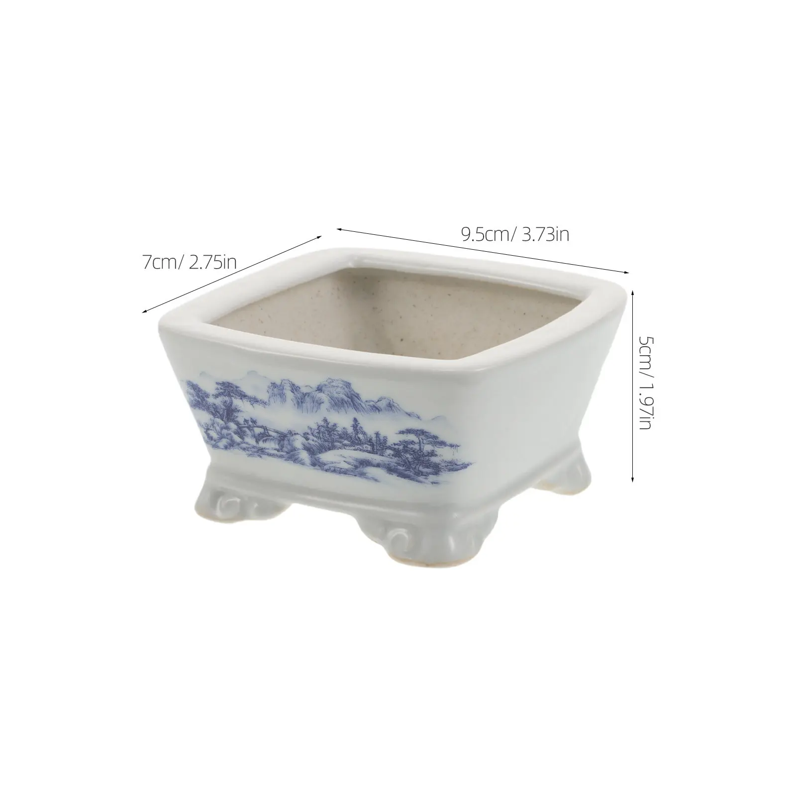 Desk Planter Pot Decorative For Office Desk Decor Fall Home Decor Vintage Ceramic Flowerpot Porcelain