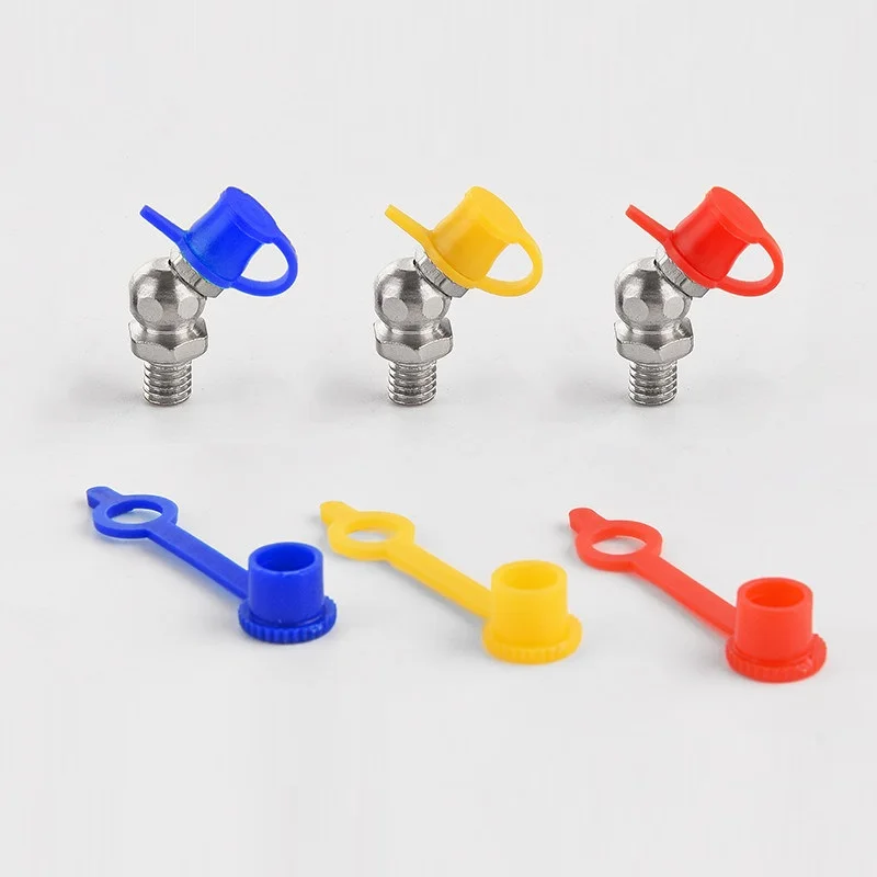 50/100/200/500Pcs Plastic Grease Fitting Caps Dust Caps For M6 M8 M10 Metric Thread Grease Nipple Fitting