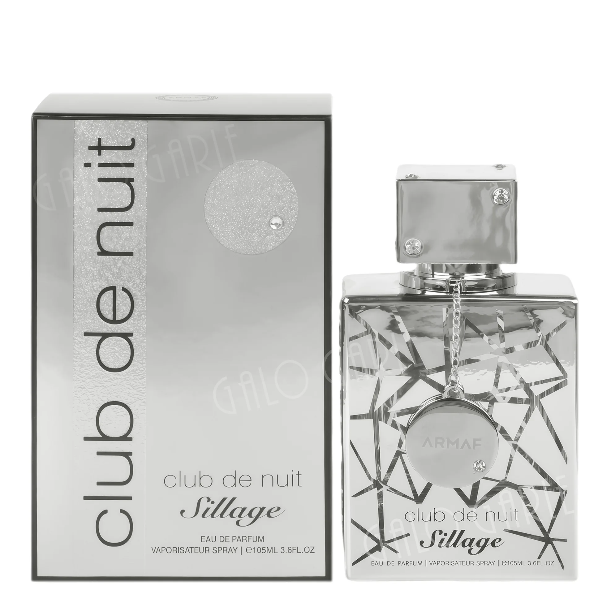 

105ml Amaf Nightclub Night Club Silver Men's Perfume, Woody notes, Long-lasting Fragrance