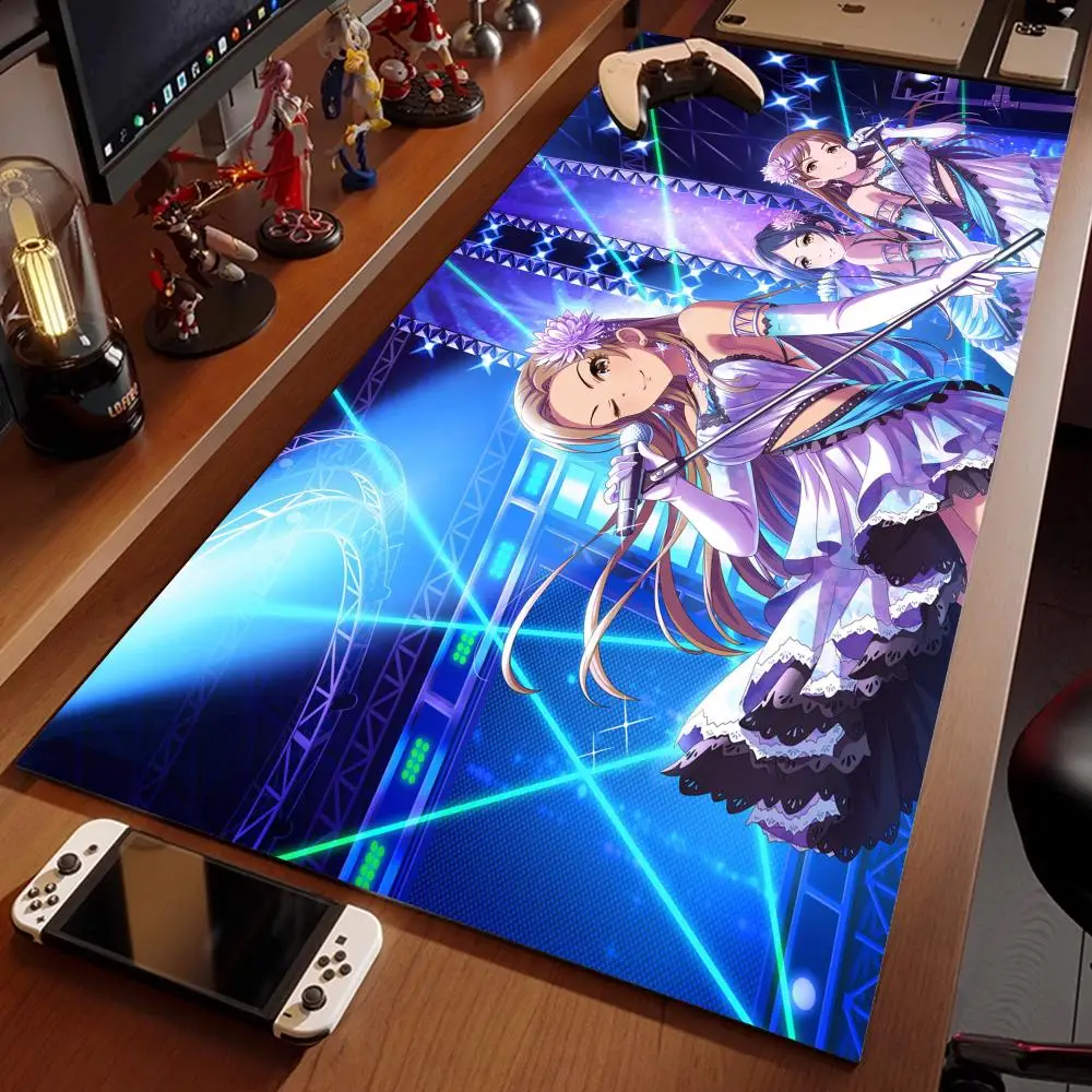 

THE Starlight Stage Mouse Pad PC game Accessories laptop desk pad XXL non-slip computer keyboard kawaii girl office mouse mat