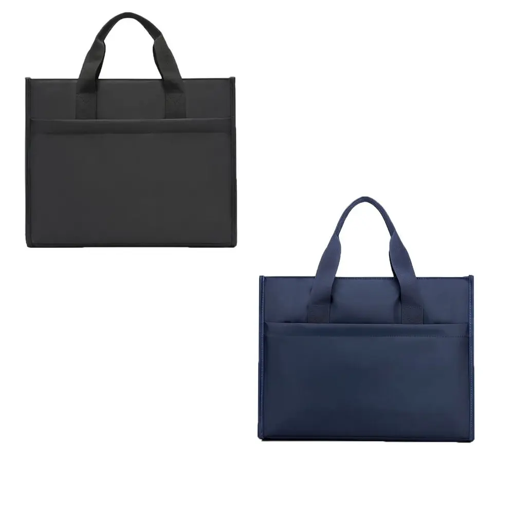 

Fashion Oxford Cloth Briefcase Large Capacity Waterproof Document Bag Multi-Layer Dust-proof File Bag Office Supplies