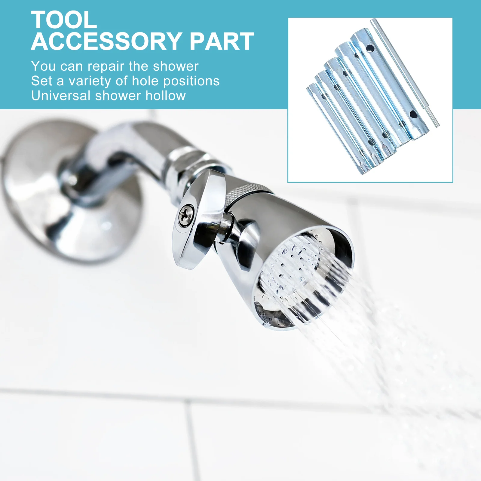 

1Set Shower Wrench Kit High-Carbon Steel Durable Universal Repair Spanner Tool Shower Tool