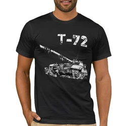 Russia Military Russia tank troops T-72 Main Battle Tank T-Shirt. Summer Cotton Short Sleeve O-Neck Mens T Shirt New S-3XL