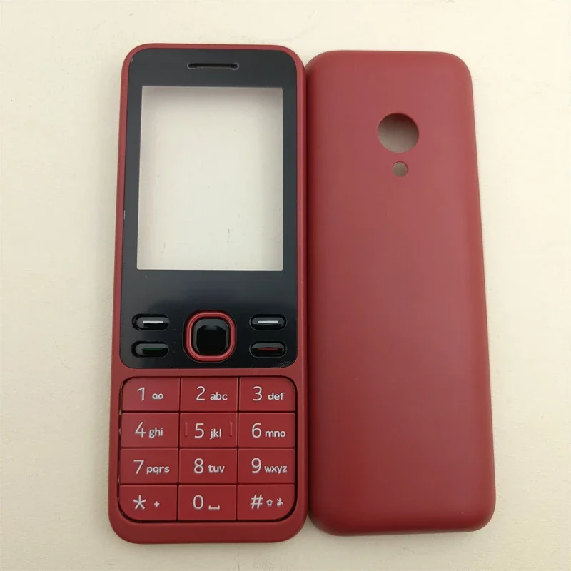 Full Housing Case Front Frame+Battery Cover+English Keypad Replacement Parts for Nokia 150 2020