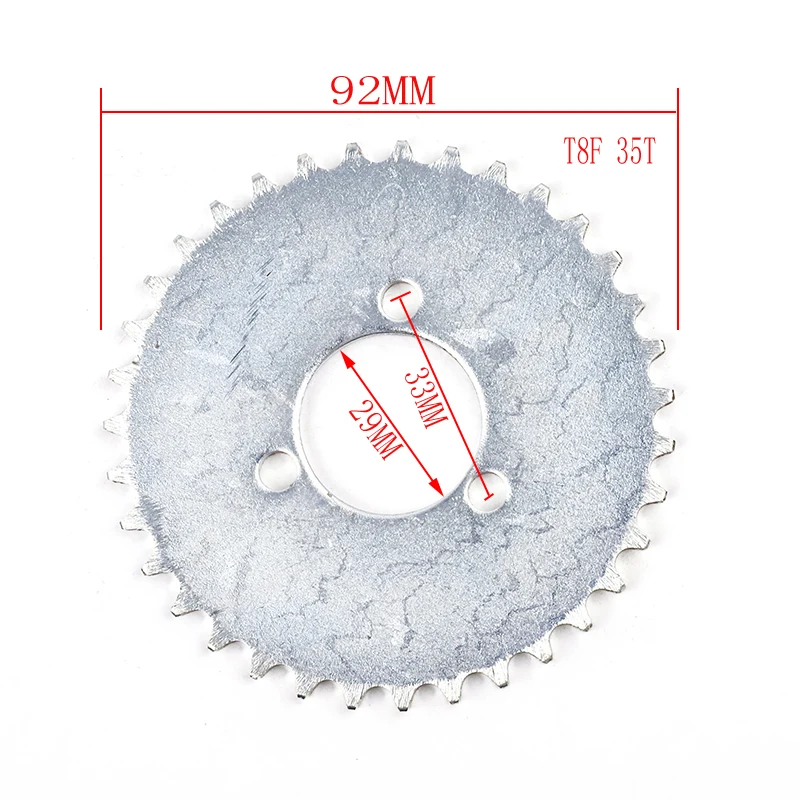 Chain 25H 47T 55T 65T 68T T8F 35T 44T 54T Rear Sprocket Tooth 29/34/54MM for 47CC 49CC Mini Moto ATV Quad Dirt Pit Pocket Bike