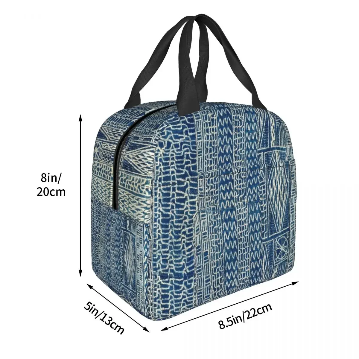 Ndop Cameroon West African Thermal Insulated Lunch Bags Lunch Container Food Handbags cooler Tote Lunch Box Office Teacher