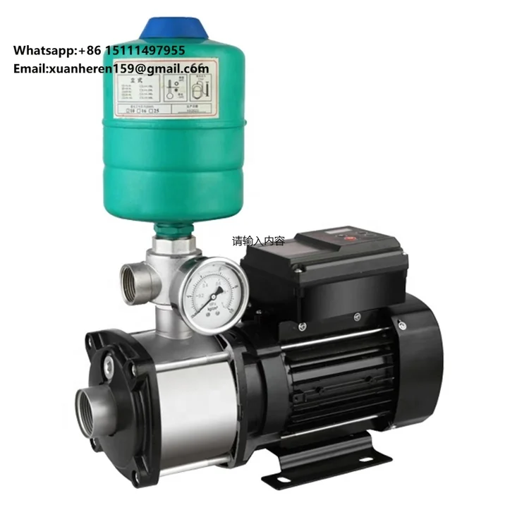 

1.8kw 2.2kw 3kw Silent House Hold Automatic Water Pressure Pumps Variable Frequency Booster Pump