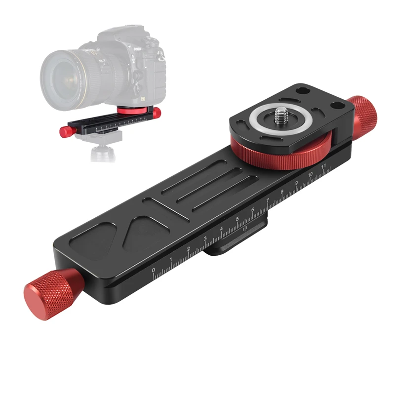 

A46T All Metal Wormdrive Macro Rail Fine Focus Focusing Arca / Rrs Lever Clamp Compatible