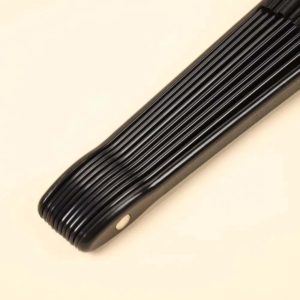 33 سنتيمتر الصينية تاي تشي اليوغا مروحة البلاستيك العظام 10 ألوان الطراز القديم مروحة اليد للطي المرحلة مروحة #3