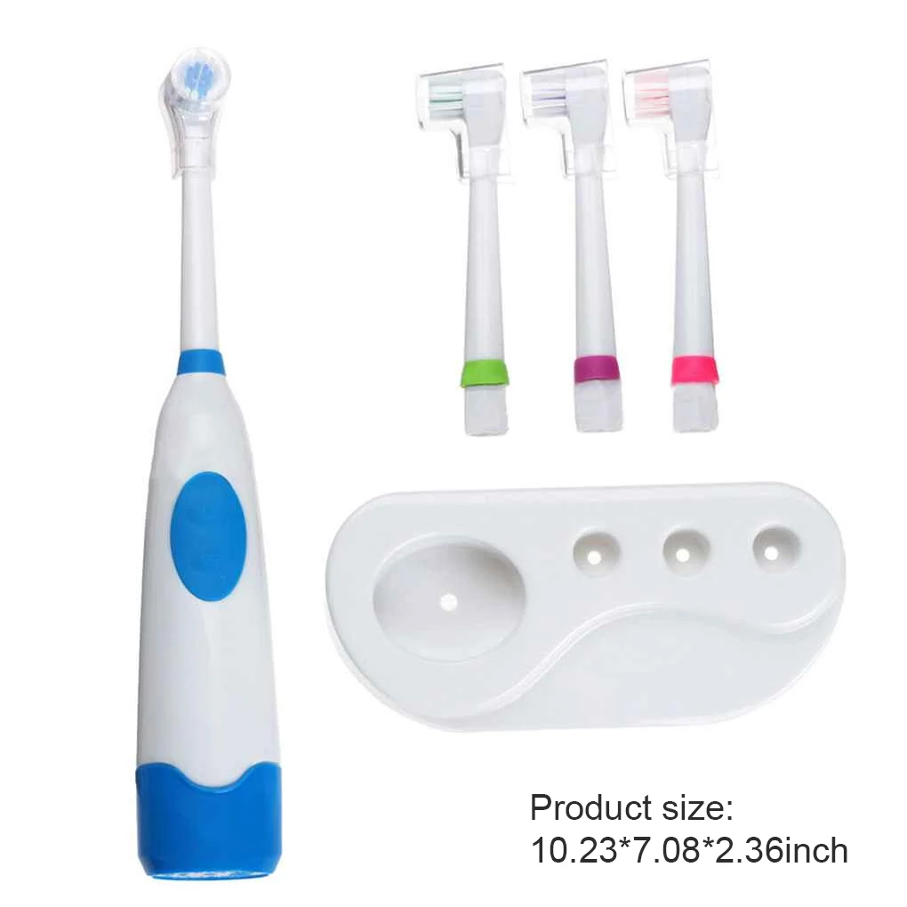 Kids Electric Toothbrush Soft Tooth Brush Portable Battery Operated Electronic Plastic Teeth Cleaning Color Random