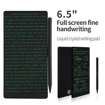 6.5-inch Full Screen Superfine Handwriting LCD Writing Tablet Meeting Content Magnetic Sketch Pad Liquid Crystal Drawings Board
