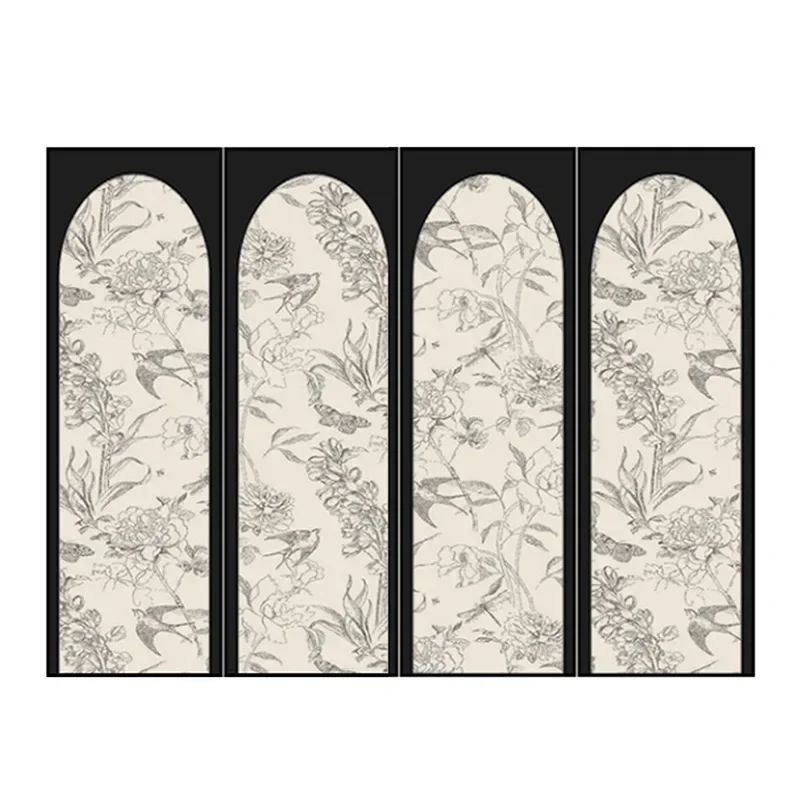 

Designer, modern, simple, French, screen, partition, living room, bedroom, folding