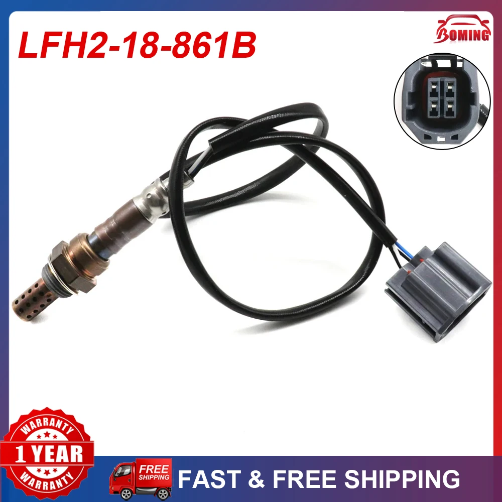 Ca LFH2-18-861B Air Fuel Ratio Lambda O2 Oxygen Sensor Rear For Mazda 3 2.0L 2.3L 2 1.5L M6 6 1.8L 2.0L 2004-2010 ZJ39-18-861A