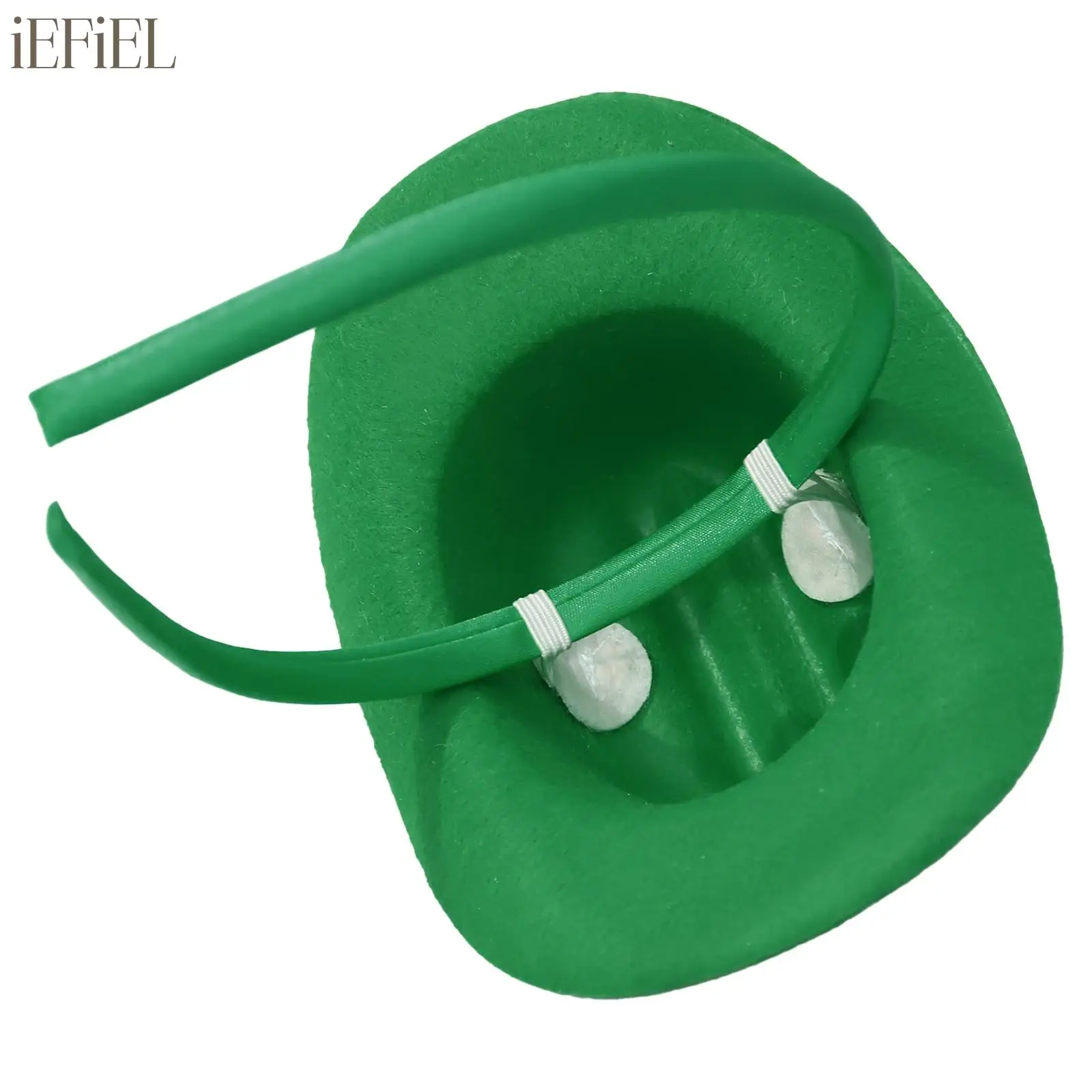 

Adult Wide Brim Fedora Hat Green Top Hat Magician Hat Gentleman Jazz Hat Cap for Halloween Irish Holiday Festive Christmas Gifts