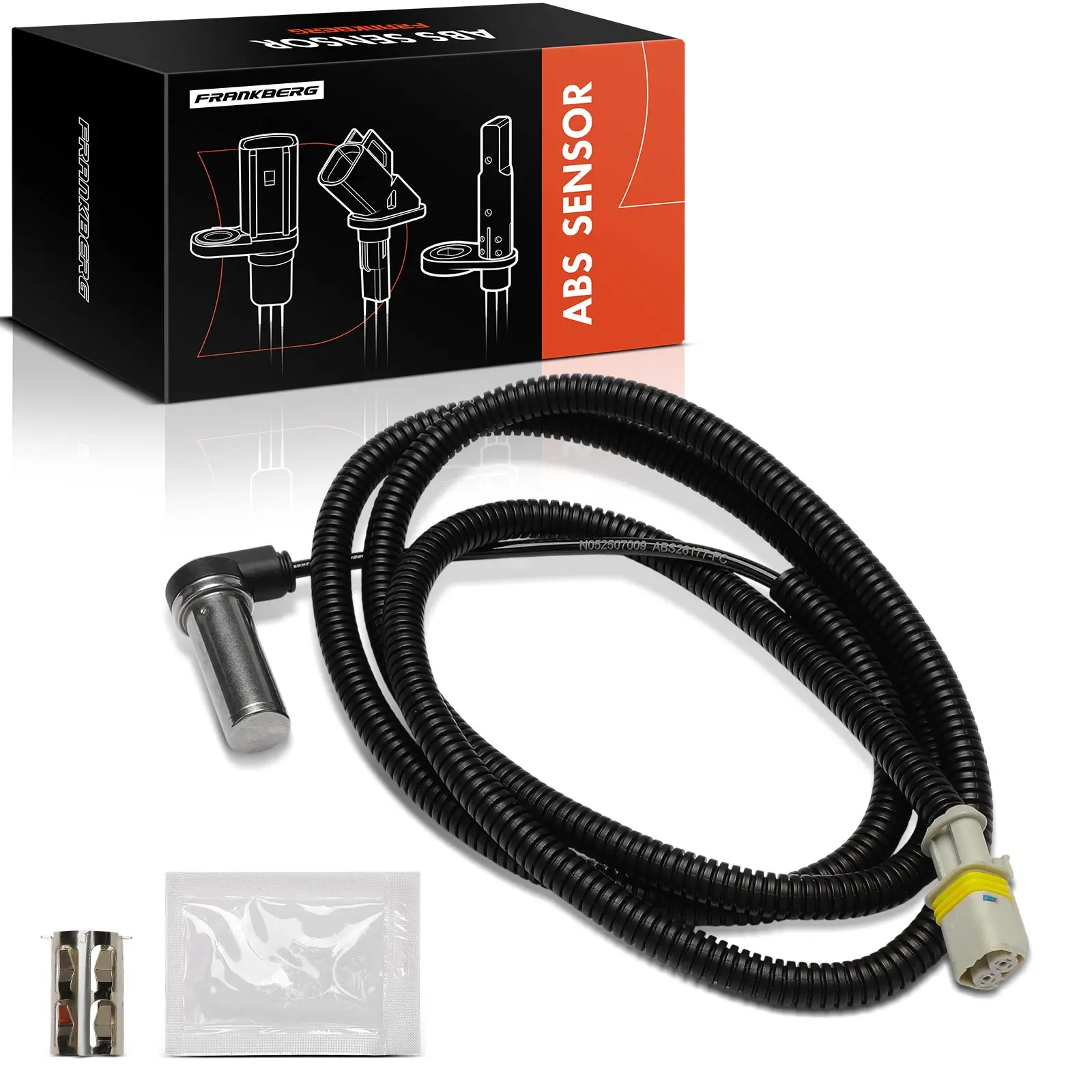 Frankberg 1x ABS Sensor Vorderachse Links für MAN TGA Bj ab 2000 81271206131 81271206177 81271206097