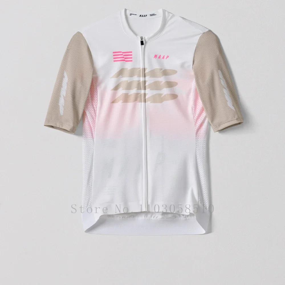 

Men Cycling Jersey Mountain Bike MTB Shirts UPF50+ Bicycle Clothing Road Riding Jerseys Outdoor Sports Slim Fit Breathable 2025