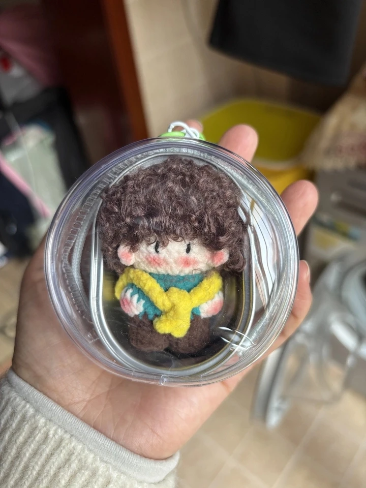 Travail manuel Crochet Wang Yibo Xiao Zhan rose vert chemise manteau Plaid poupée vêtements ornement Anime jeu porte-clés sac jouet enfants Hallowe