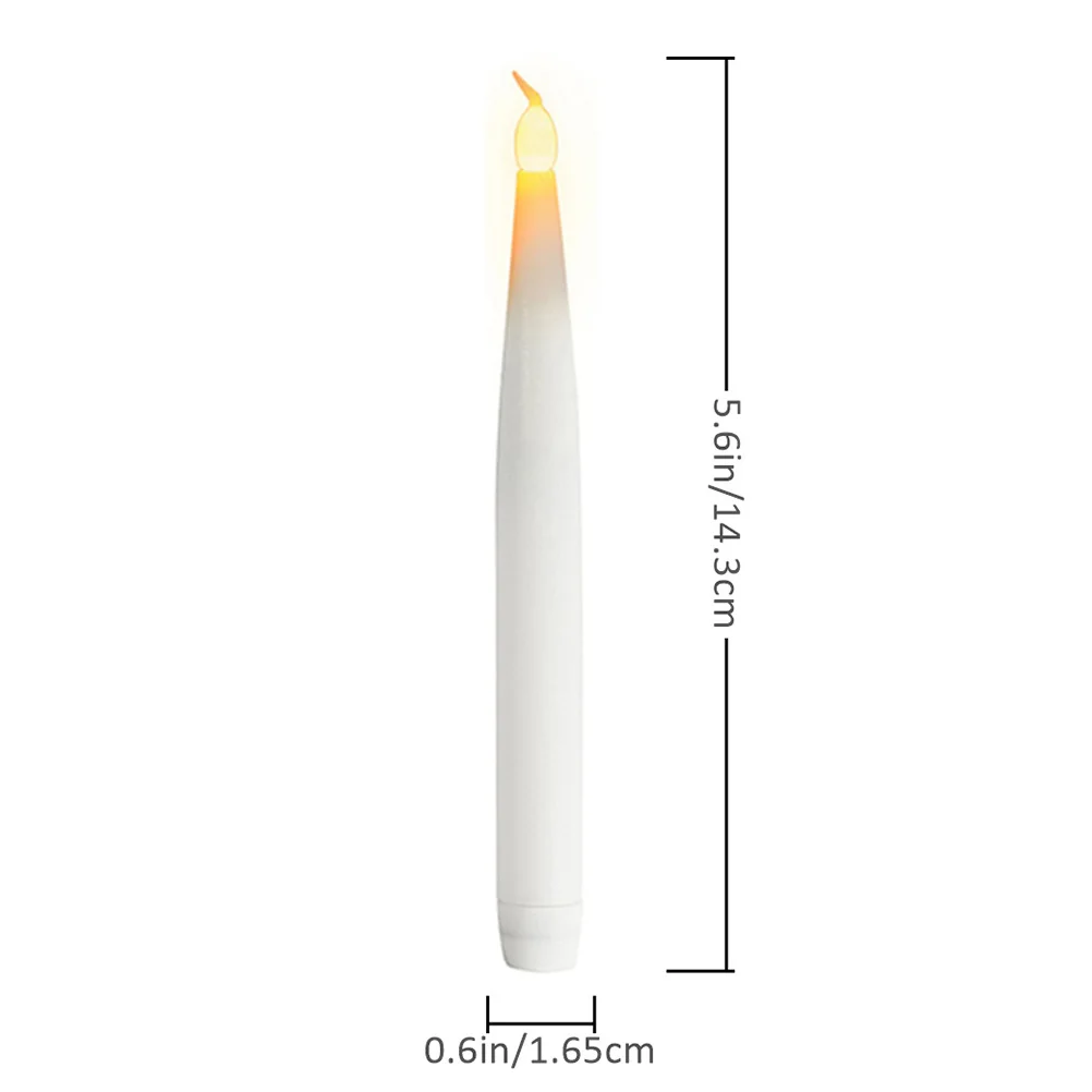 

10pcs Led Lamp Warm White Flameless Electronic For Christmas Party Decor Indoor Outdoor Long Burn Time Safety