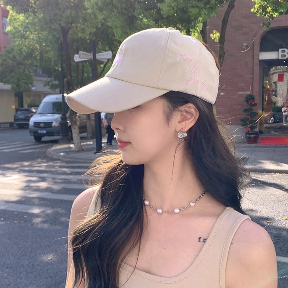 2024 New High Ponytail Baseball Cap for Women Girls Summer Sports Cap Fashion Casual Solid Color Cap Sun Hat with Ponytail Hole