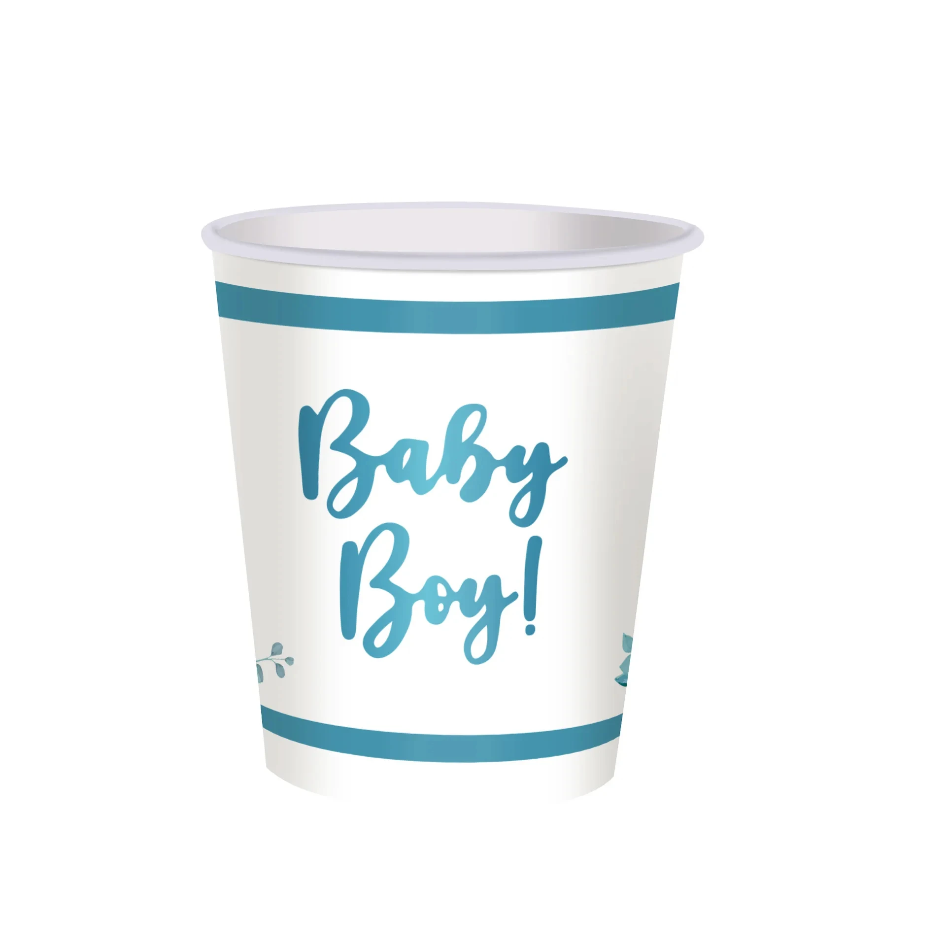 Baby Shower Party Supplies for Boy Serve 10 Including Plates Cups Napkins and Banner Disposable Babyshower Tableware Set