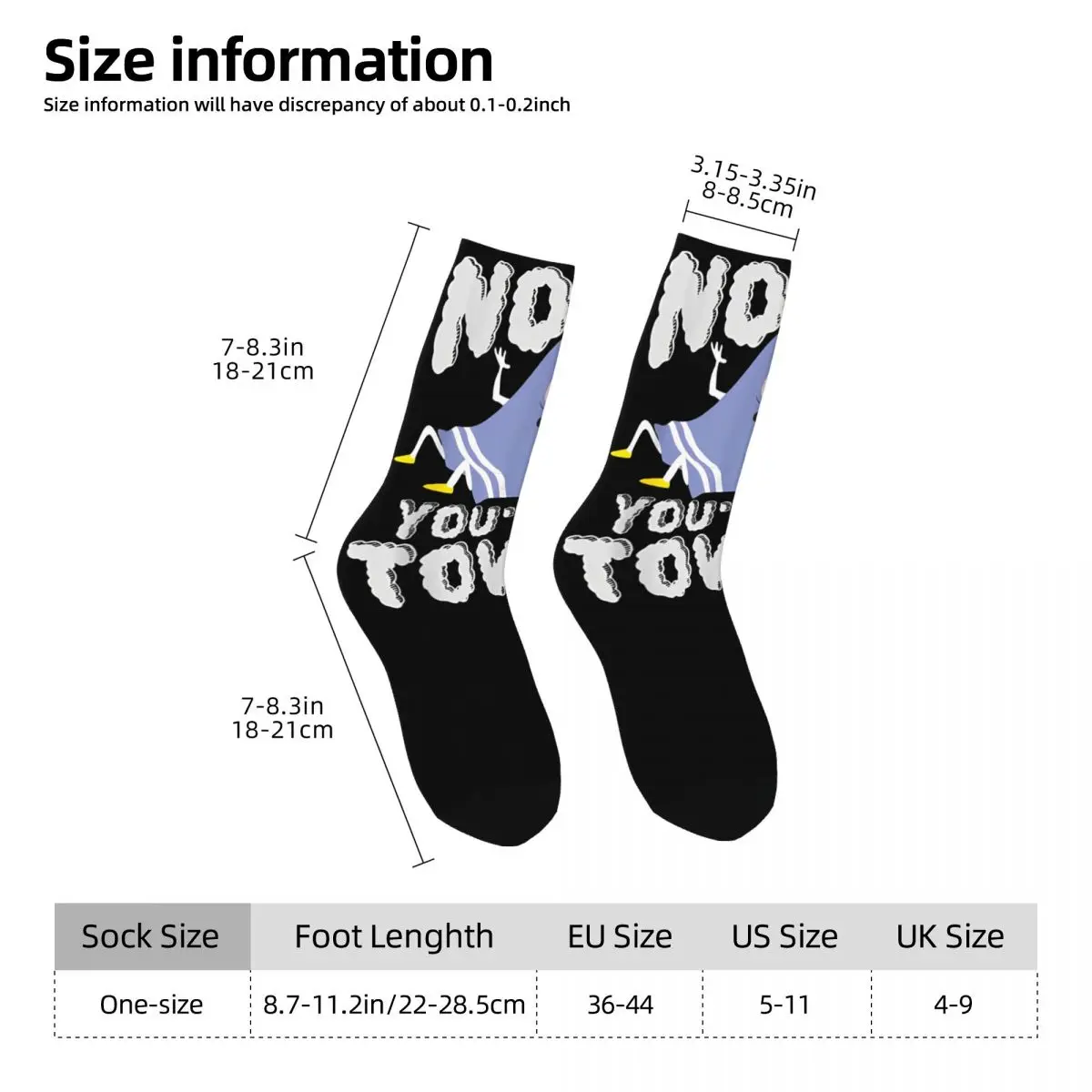 Fashion Women Men Southpark Towlie Noooo You\'re A Towel Theme Socks Product Middle Tube Socks Comfortable Wonderful Gifts