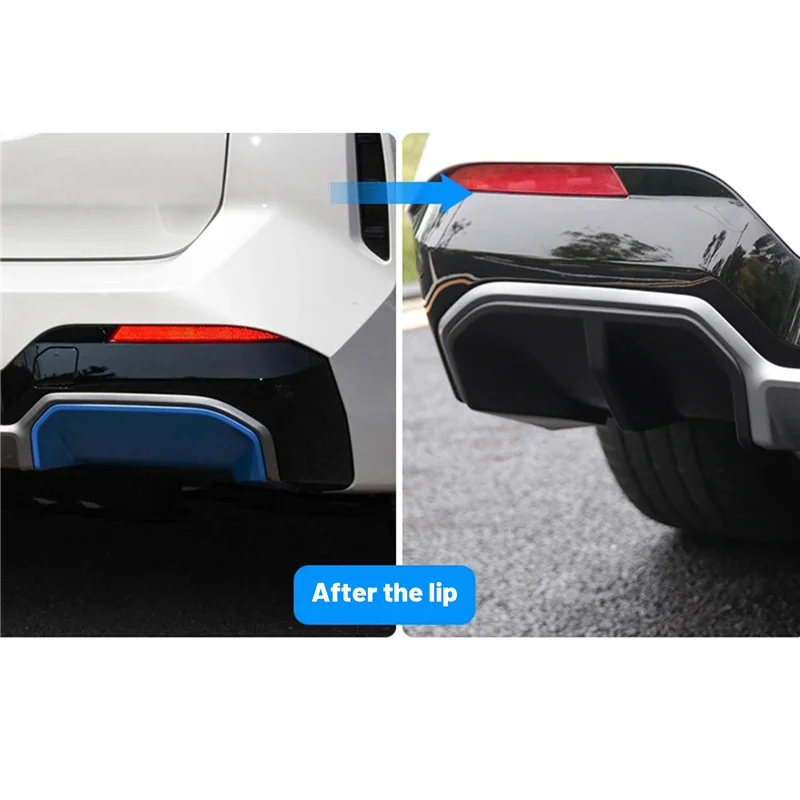 

2Pcs Car Tail Rear Lip Spoiler Decorative Sticker For BMW Ix3 2022 Car Accessories