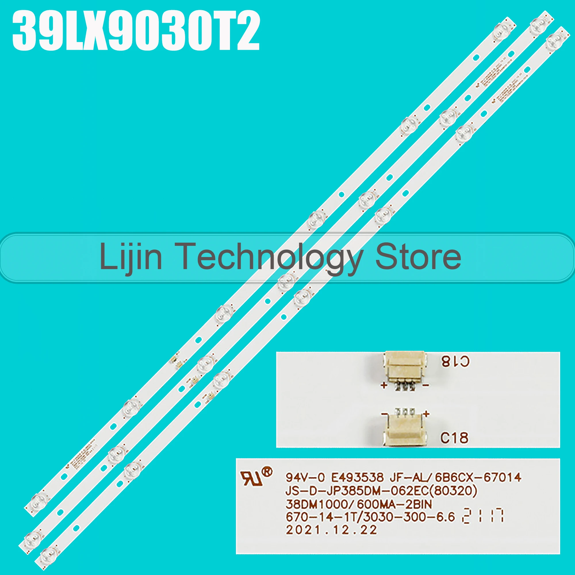 LED Backlight Strip For 385DM1000 39S1A 39PA220E 39LX9030T2 EX-39HT005B EX-39HT006B STV-LC39LT0070W R72-39D04-013 MS-L2095-A B