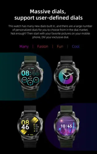 Sport Smart Watch Touch Screen Waterproof Fitness Tracker Call Message Reminder for Smart Phones Men Women