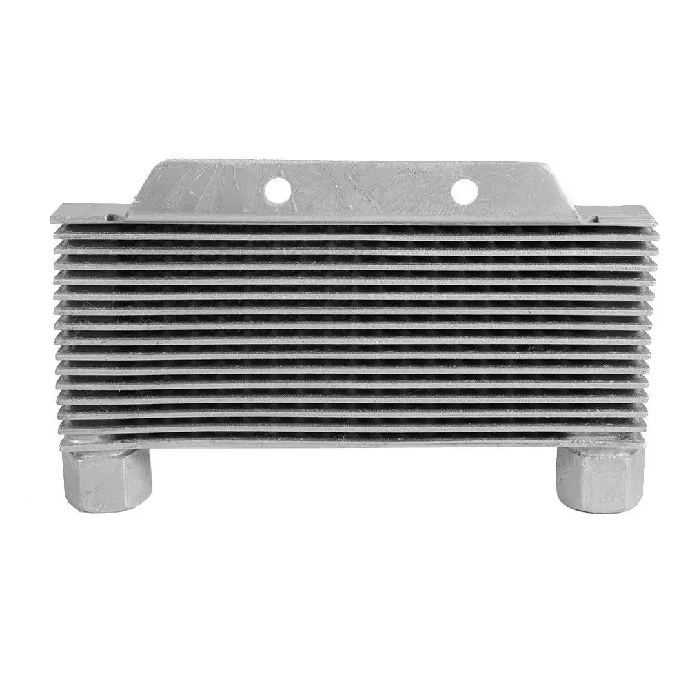 

Universal 6.5in 15 Rows Silver Aluminum Alloy Engine Oil Cooler Radiator for Motorcycles - High-Quality Transmission Parts