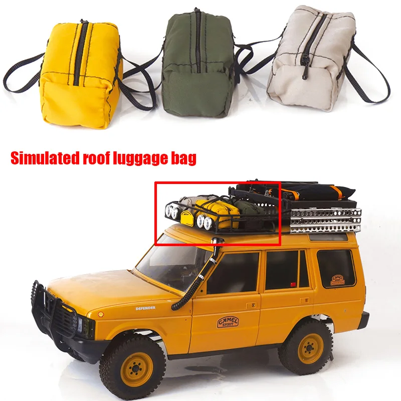 

K1RC Simulated Roof Luggage Accessories for 1/10 RC Crawler Car Traxxas TRX4 Defender Bronco AXIAL SCX10 RC4WD D90 Upgrade Parts