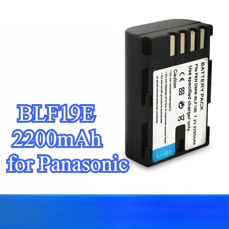 

Сменный аккумулятор емкостью 2200 мАч для Panasonic BLF19E, совместимый с беззеркальной камерой DC-G9 GH3 GH4 GH5 GH5S G95 G85 GX9