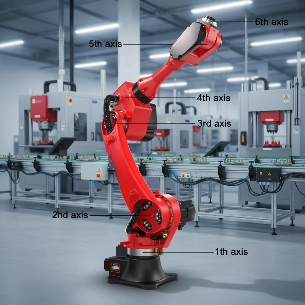Borunte 6 Axis Articulated Robot Arm Brtirus1820a 1850mm 20kg Payload Flexible Easy Operation
