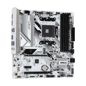 Asrock-Placa White Mother Desktop, B550m Pro SE, M-ATX, B550, AMD socket, memory AM4, DDR4, 128GB, PCI4.0, M.2, SATA III, USB 3.2 8 Main Sales Plate Mother AM3 - №1