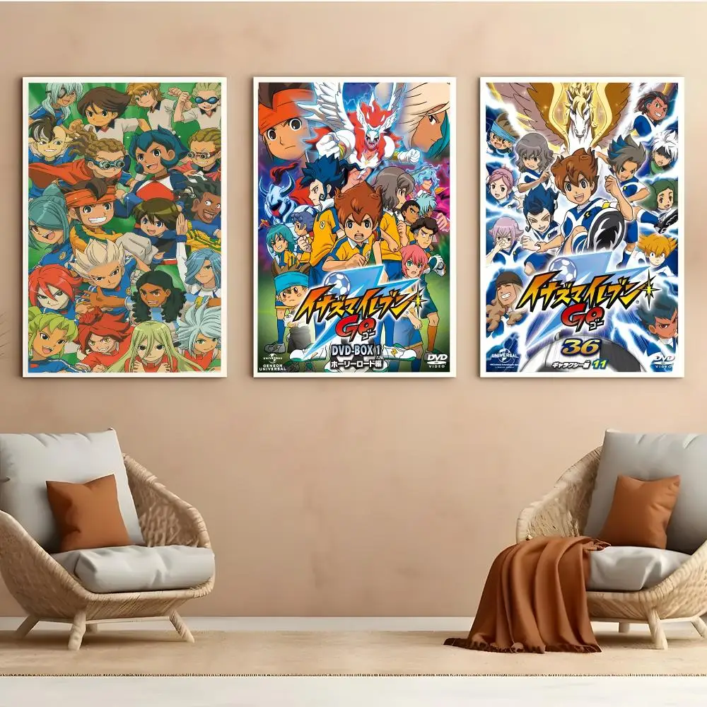 Anime Inazuma E-Eleven Poster Aesthetic HD PVC Wall Art - Waterproof Wear Resistant For Home Hotel Bar