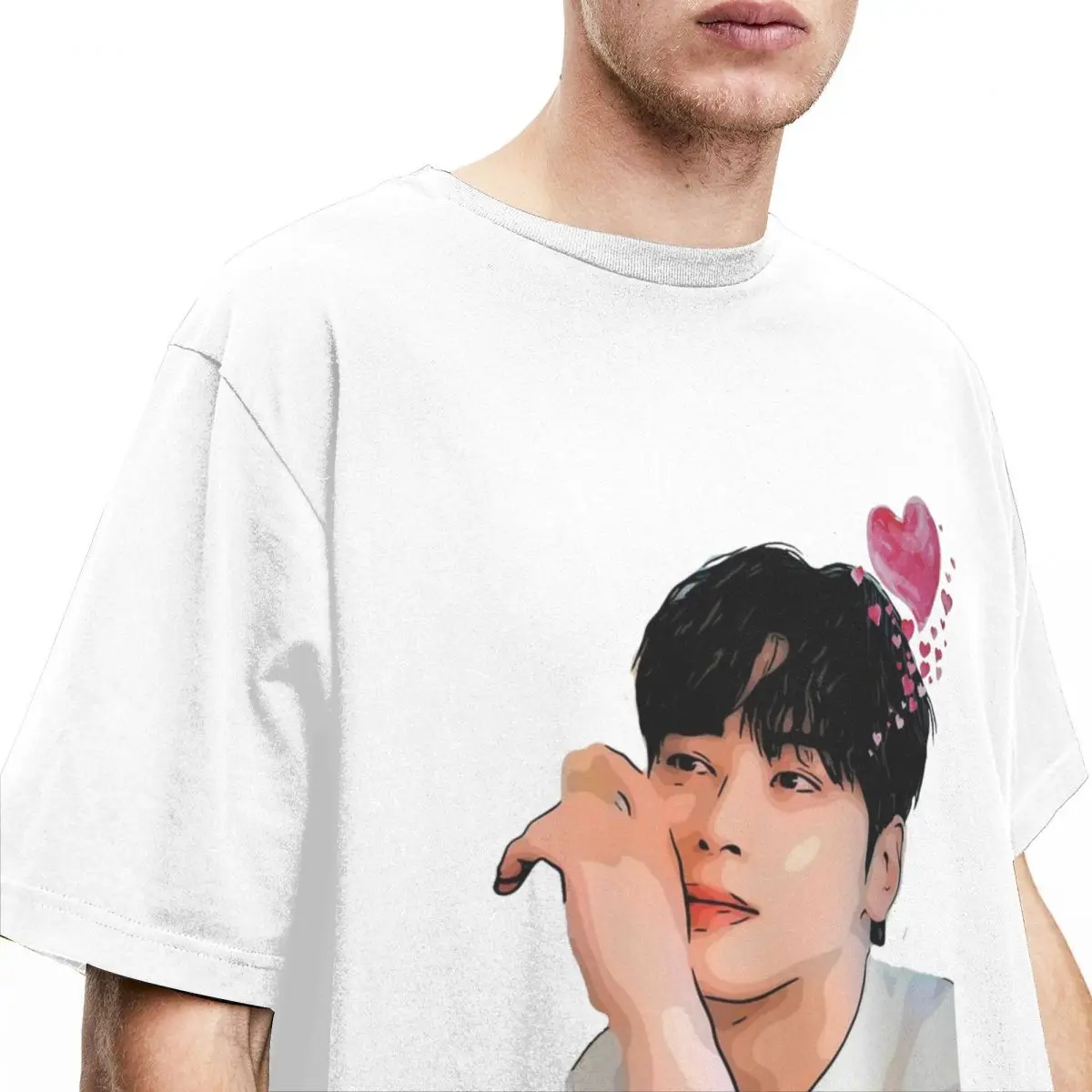 Cha Eun Woo Fan Gifts Kpop Korea Men Women T Shirts Accessories Casual Tee Shirt T-Shirts Pure Cotton Summer Tops