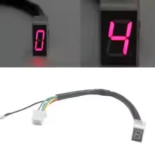 1pcs LED Universal Digital Gear Indicator Motorcycle Display Shift Lever Sensor