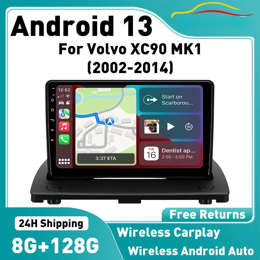 

Для Volvo XC90 2004-2014 Android авто радио автомобильный мультимедийный плеер GPS навигация головное устройство стереоплеер IPS DSP 4G