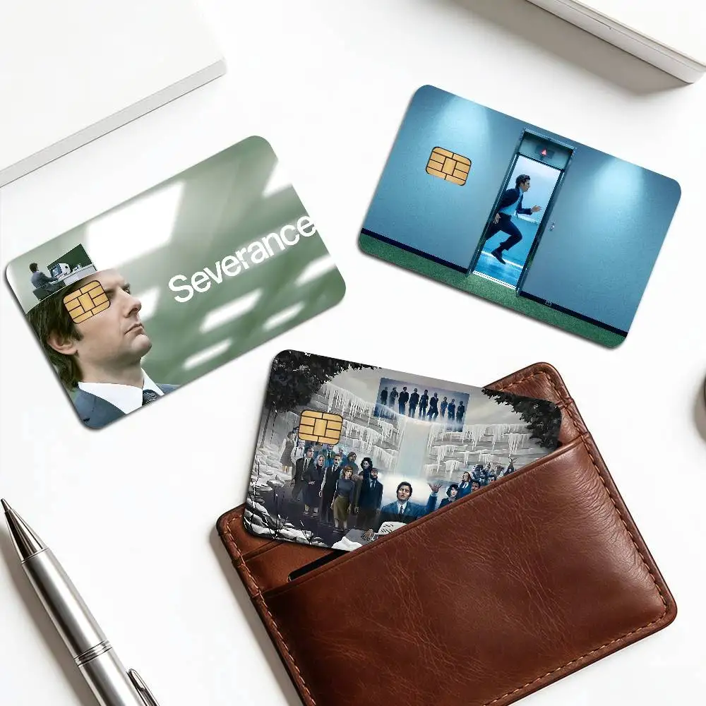 Popular Sci-Fi Series S-Severance Anime Young Creidt Card Debit Card Sticker Film Case Front Tape for Small Big Chip No Chip