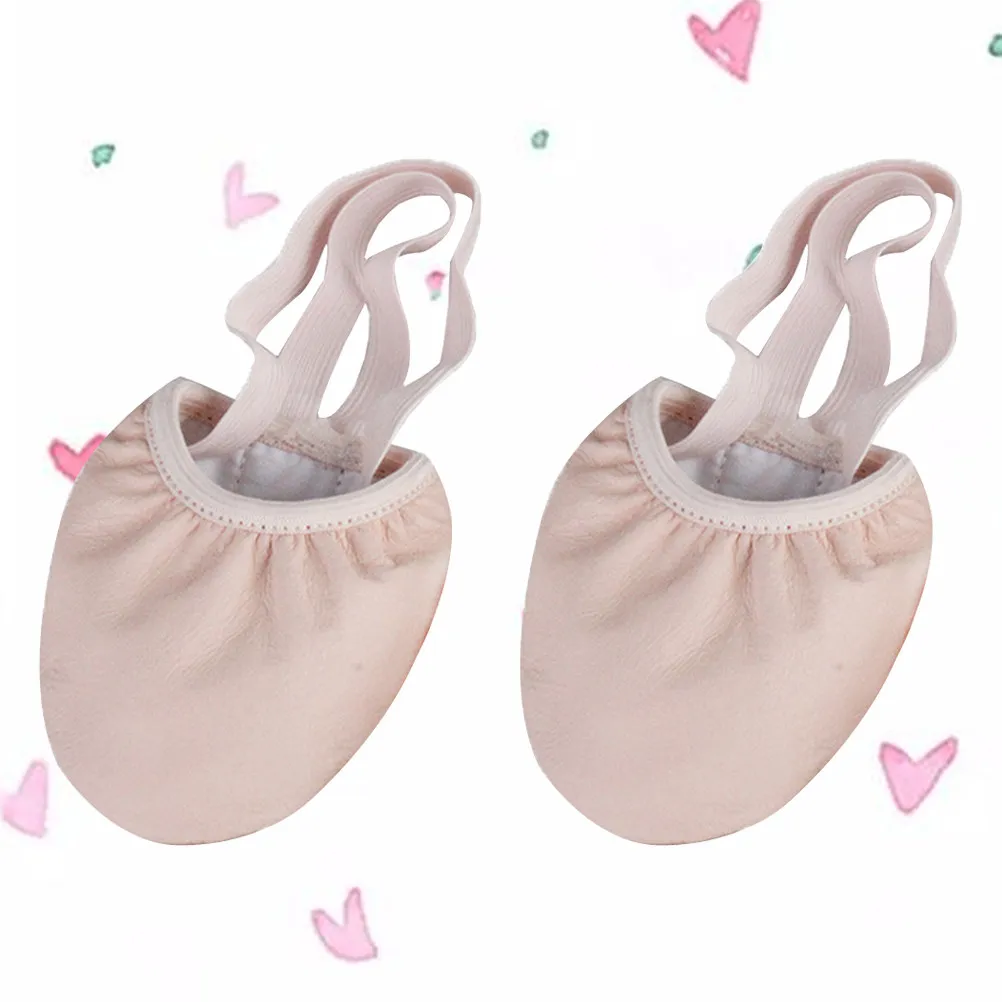 

1Pair Ballet Toe Shoes Elastic Band Half Dance Shoes Professional Non-Slip Breathable Foot Protector Size 39