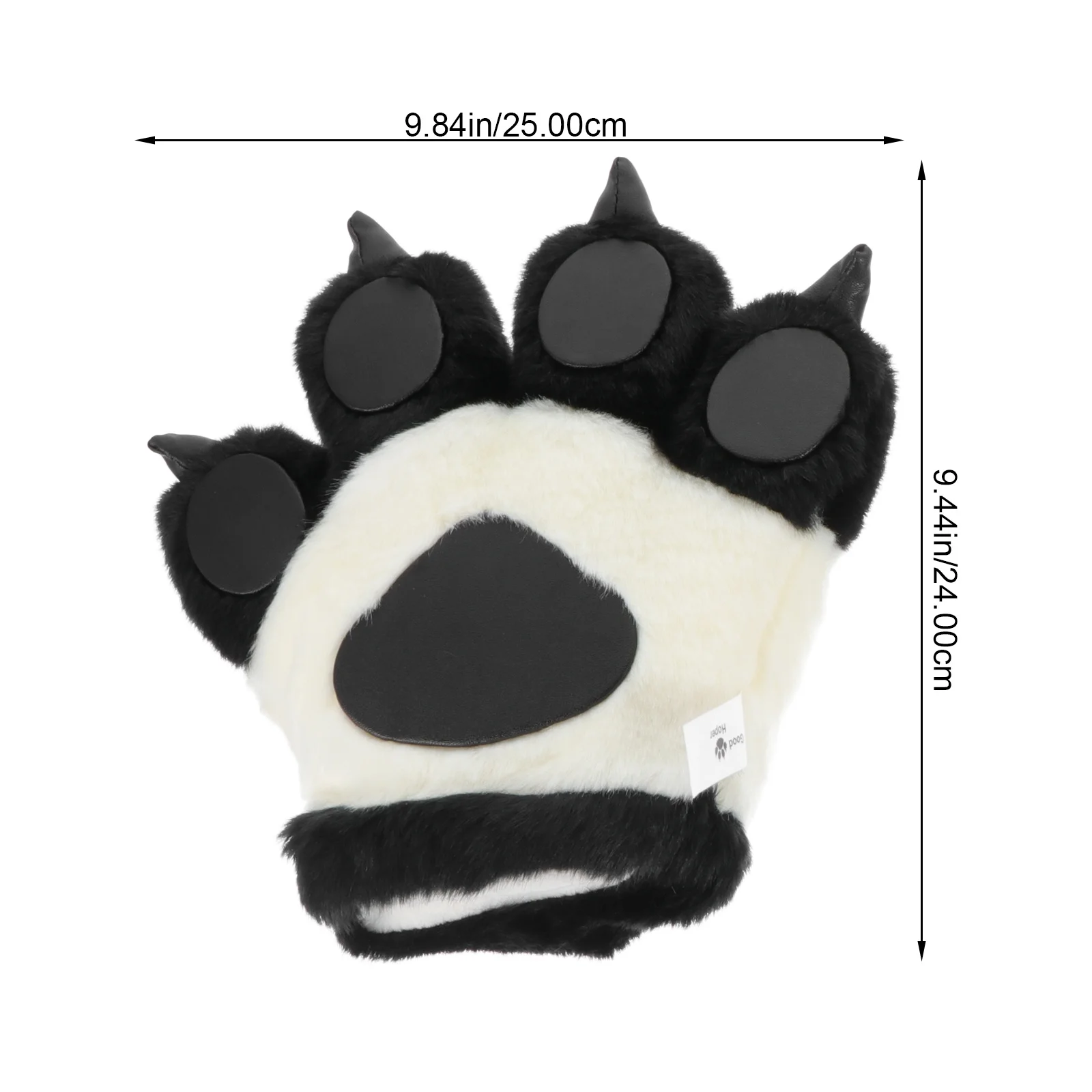 2 pçs luvas de garra de urso adorável pata animal quente inverno cosplay festa adereços luvas decorações de festa cosplay suprimentos