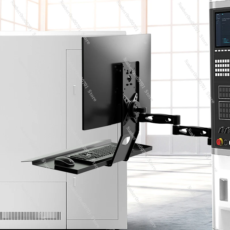 

Monitor bracket Mechanical equipment Computer screen keyboard Integrated bracket Wall hanging Retractable rotating hanger