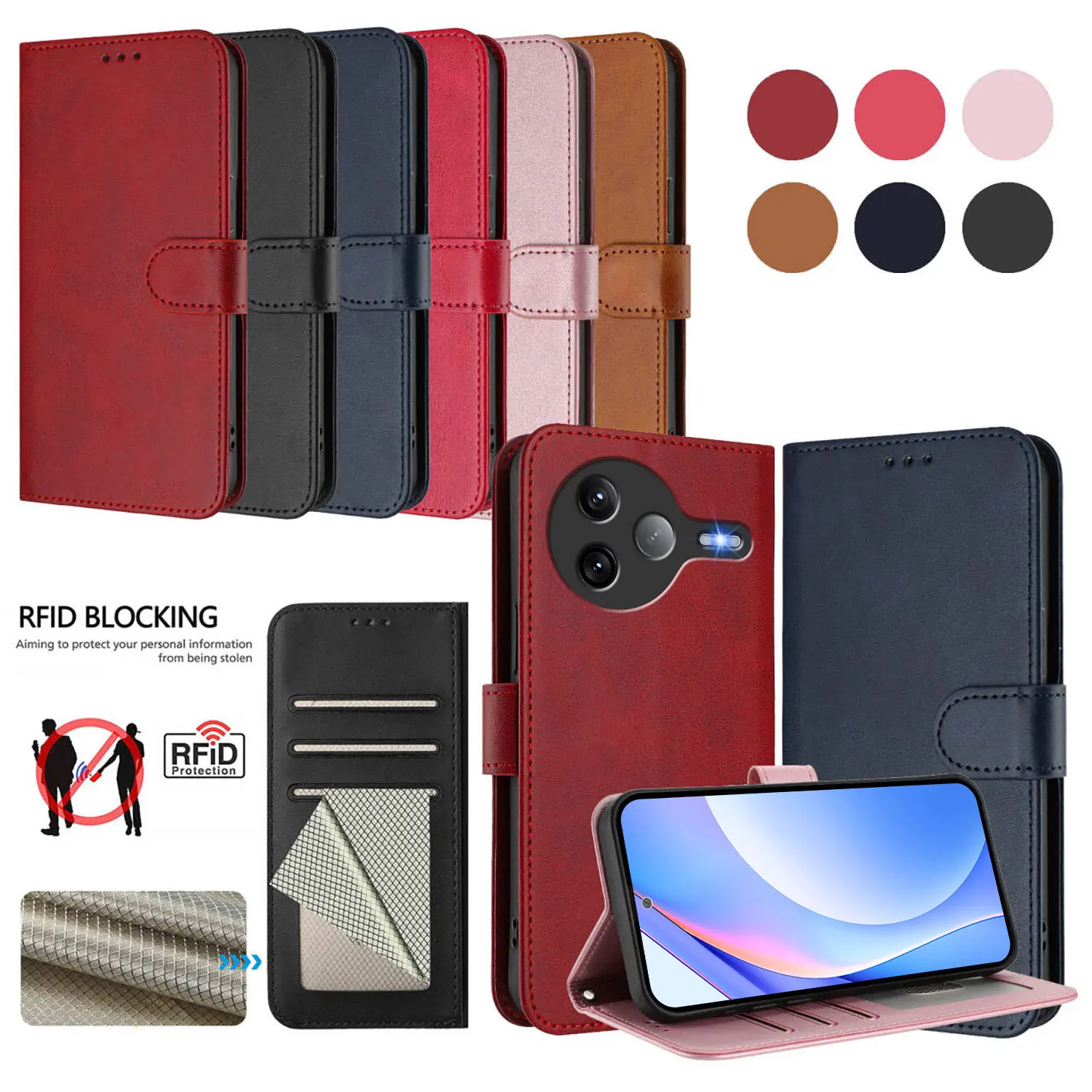 Card Slot Leather C…