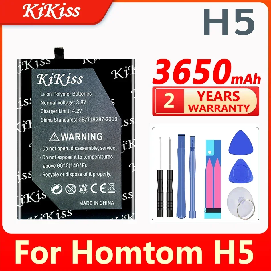 

Сменный аккумулятор KiKiss 3650 мАч H 5 для Homtom H5