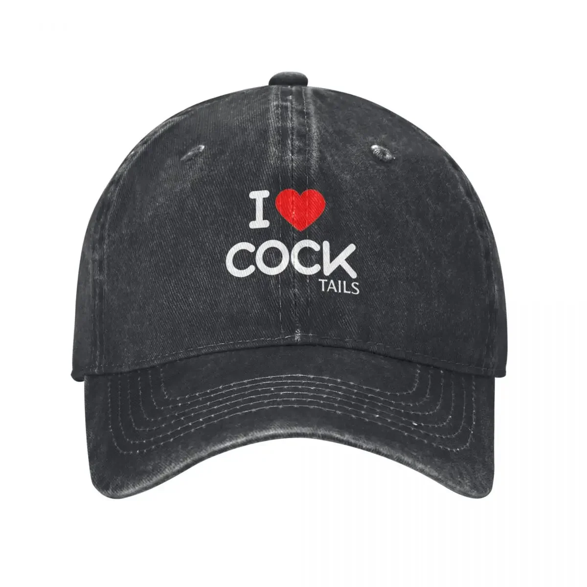 I Love Cocktails - Funny- Drinks Baseball Cap fishing hat Luxury Man Hat Snapback Cap Women's Beach Visor Men's