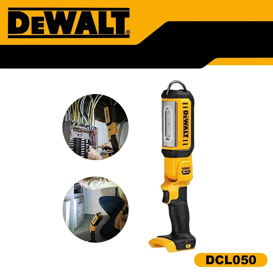 DEWALT DCL050 18V Handheld LED Area Work Light 1000LM for Work in Dark Environments Portable Lighting Work light