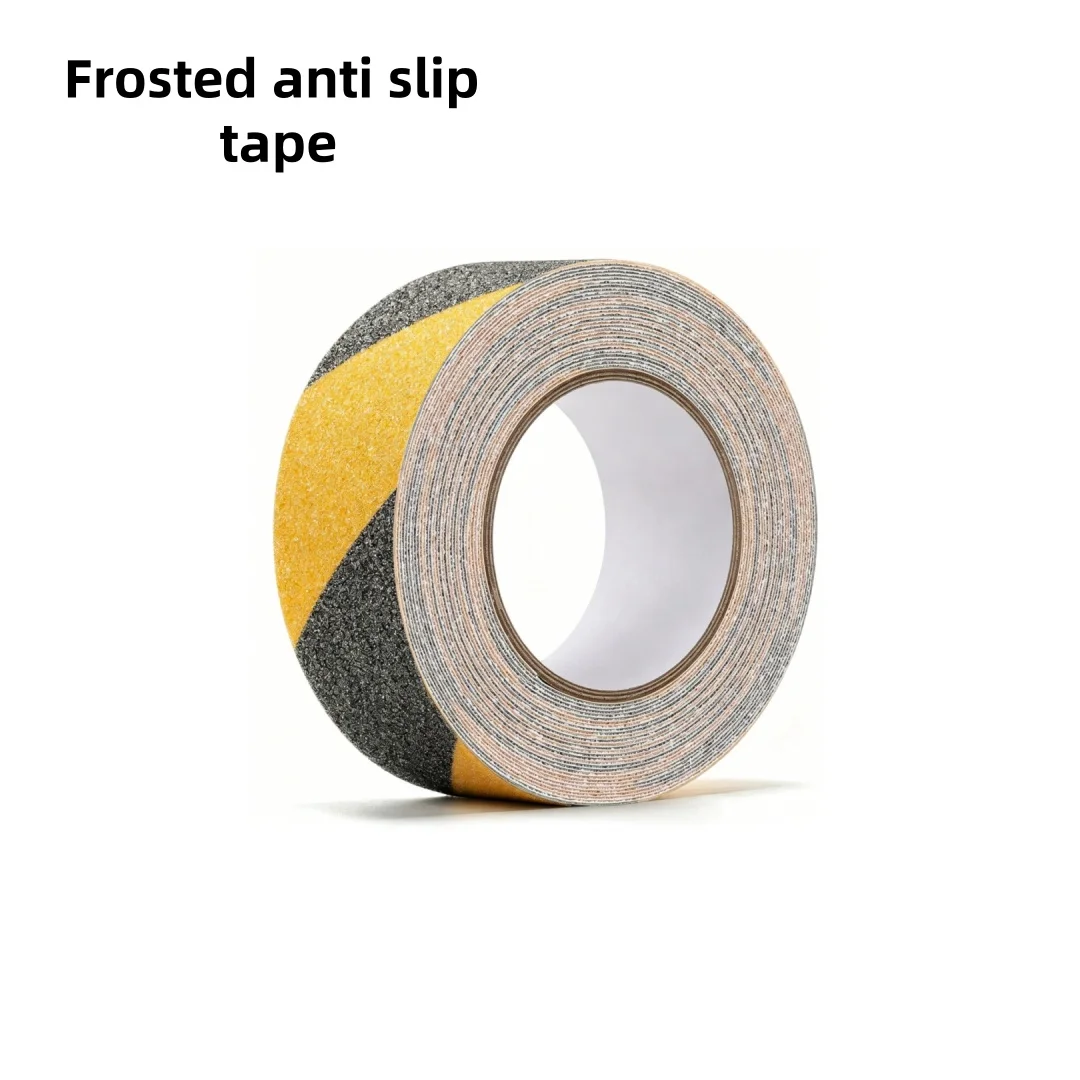 Anti slip pedal safety belt, high adhesion self-adhesive safety warning tape, suitable for anti slip tape of stair treads