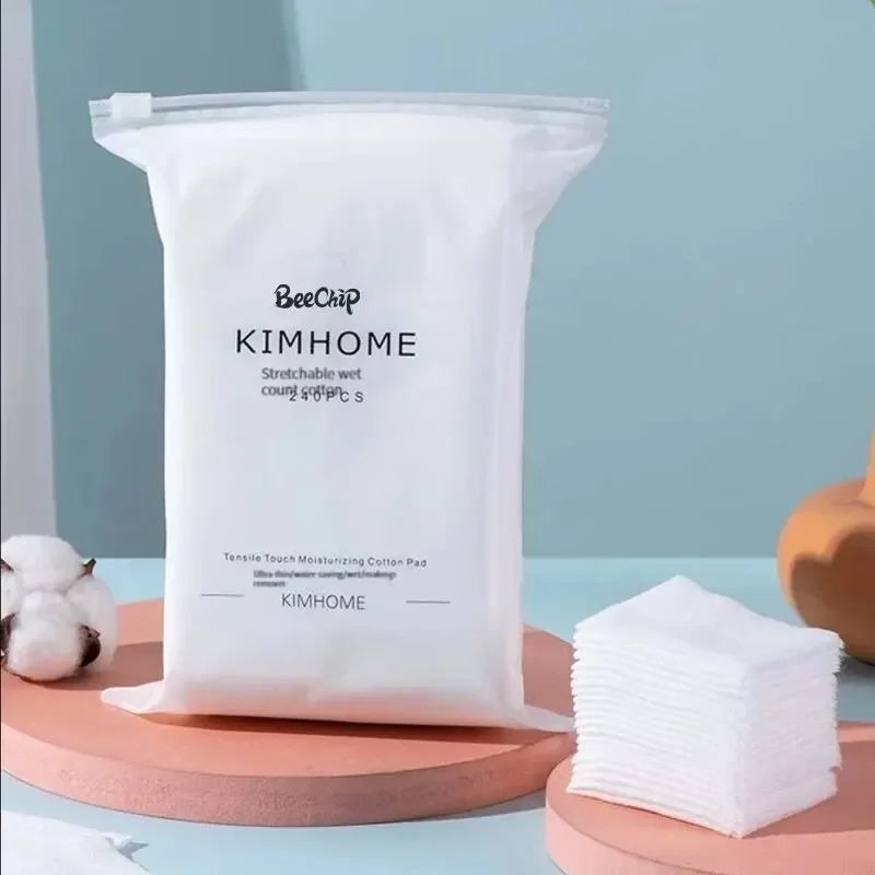 240PCS Tampone di cotone multifunzionale Cotone bagnato Speciale Estensibile Sottile Struccante Toner di cotone Maschera facciale Carta morbida e Sk