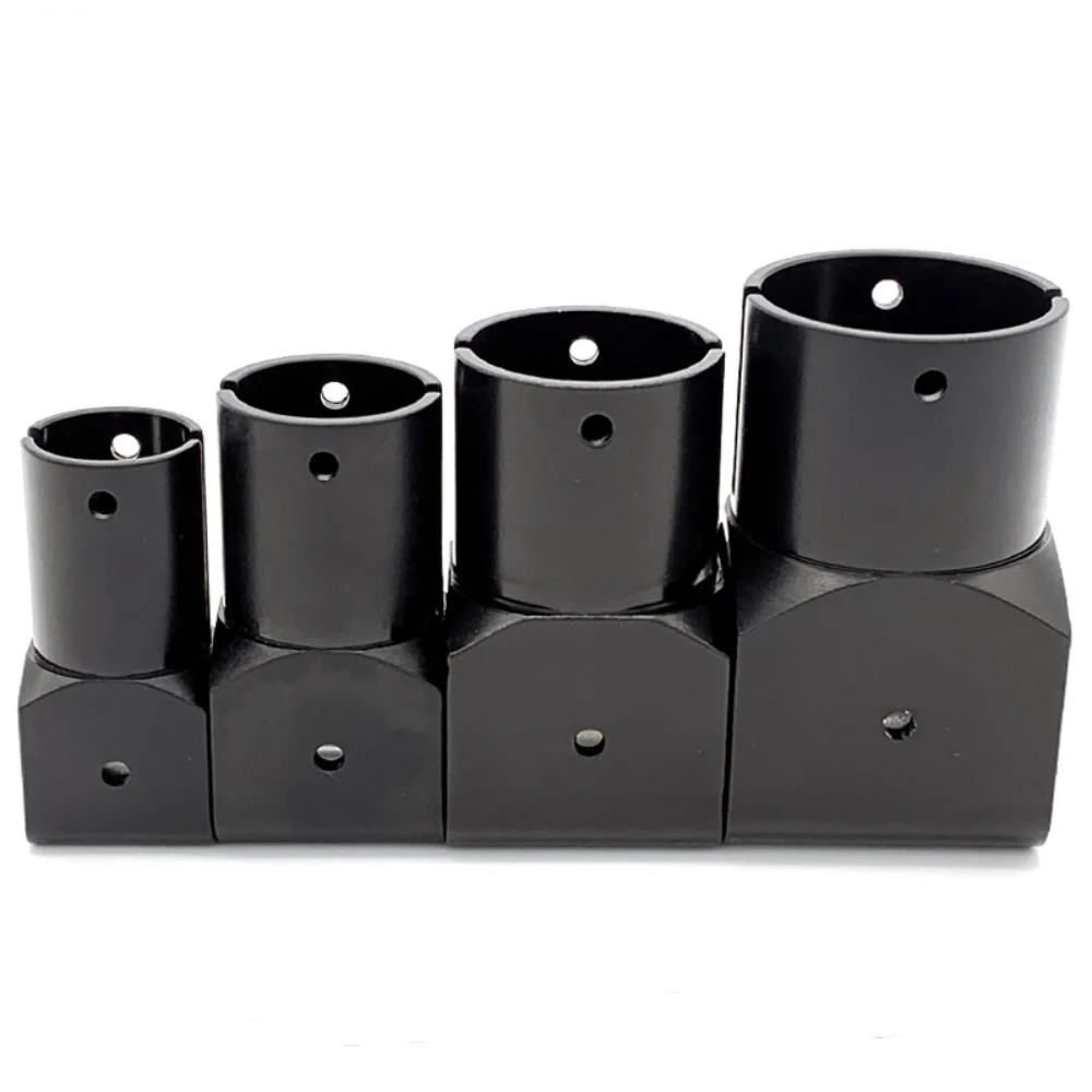 Train d'atterrissage d'avion multi-axes en alliage d'aluminium, trépied à trois canaux 16mm 20mm 25mm 30mm, tube en fibre de carbone, connecteur UAV, 1 pièce