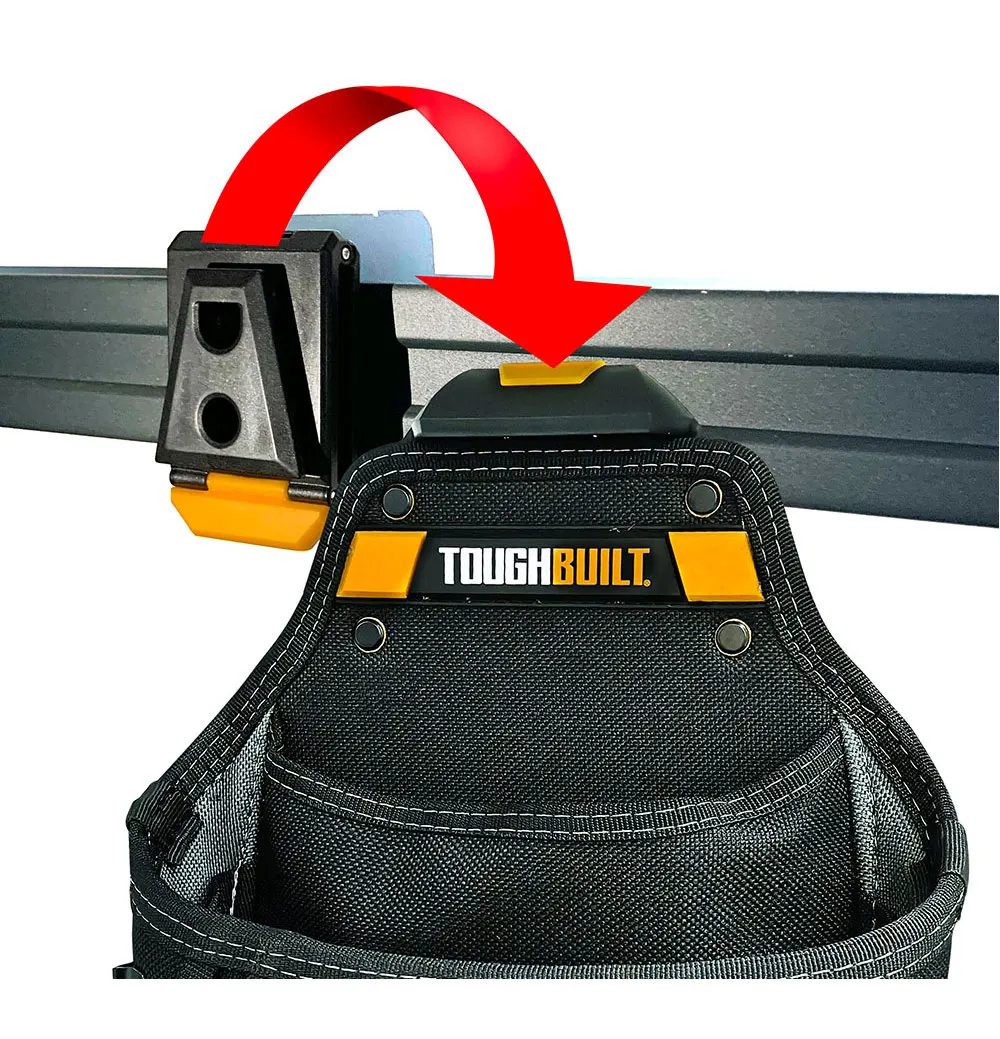 TOUGHBUILT TB-CT-150 ClipTech-Naben, 3er-Pack, robuster Schnellclip für alle ClipTech-Taschen, Werkzeuggürtel, Handwerker – Detail 5