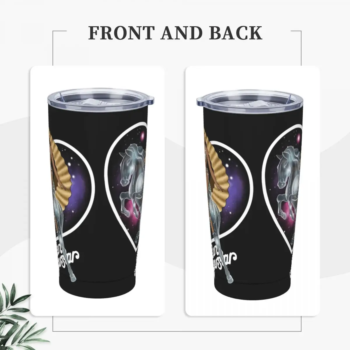 Beyonce Official Renaissance World Tour Insulated Tumbler with Straws Stainless Steel Thermal Mug Office Car Bottle Cup 20oz